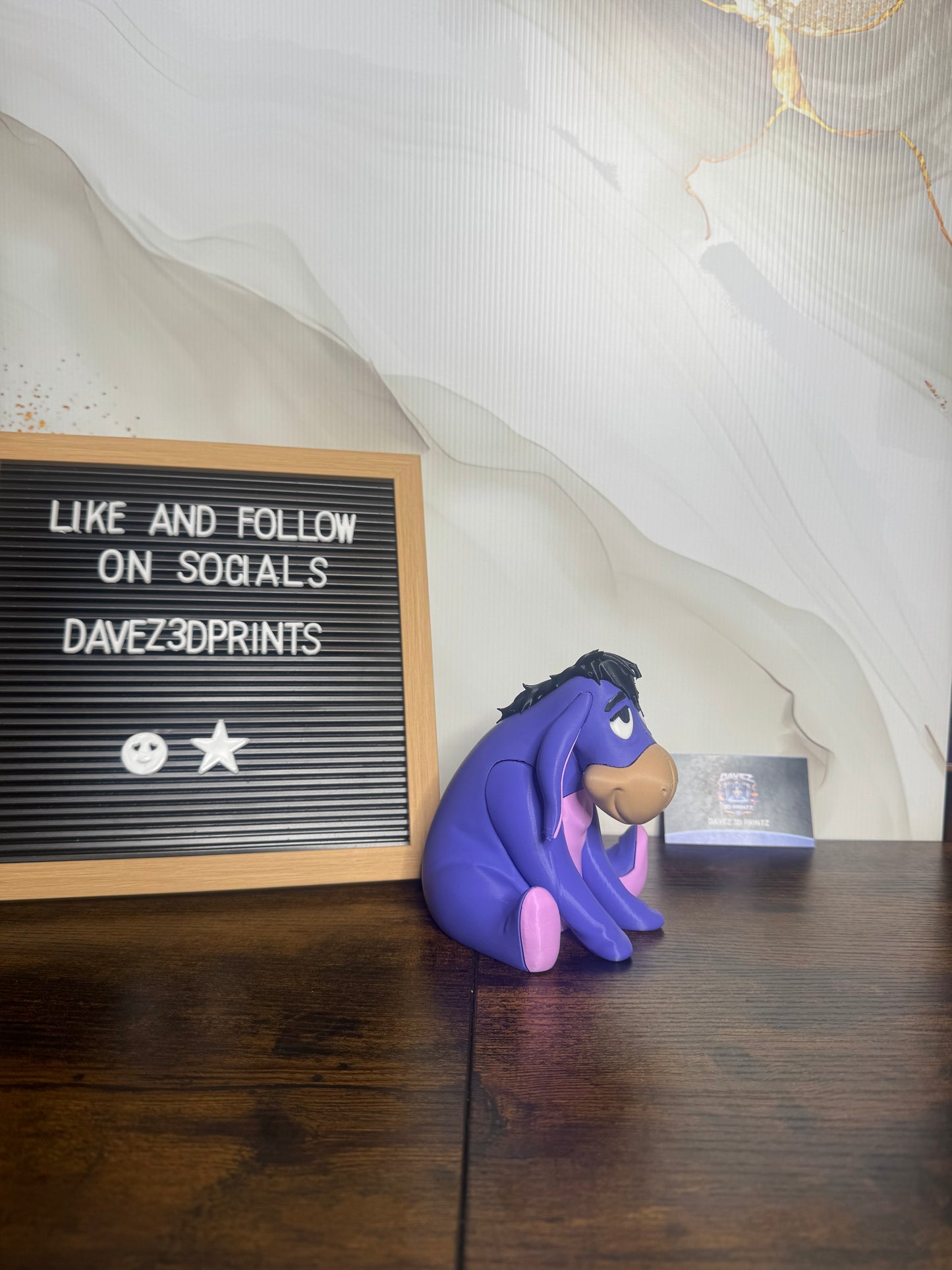 Eeyore 3D Printed Figurine