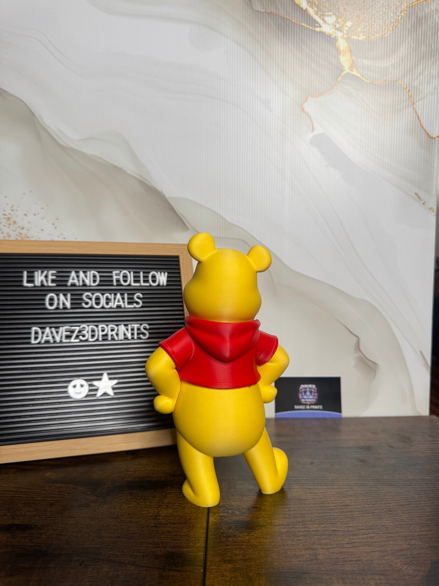 Classic Honey Bear 3D Printed Figurine