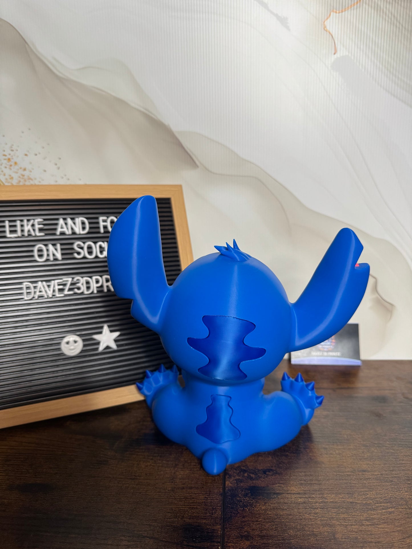 Stitch 3D Printed Figurine