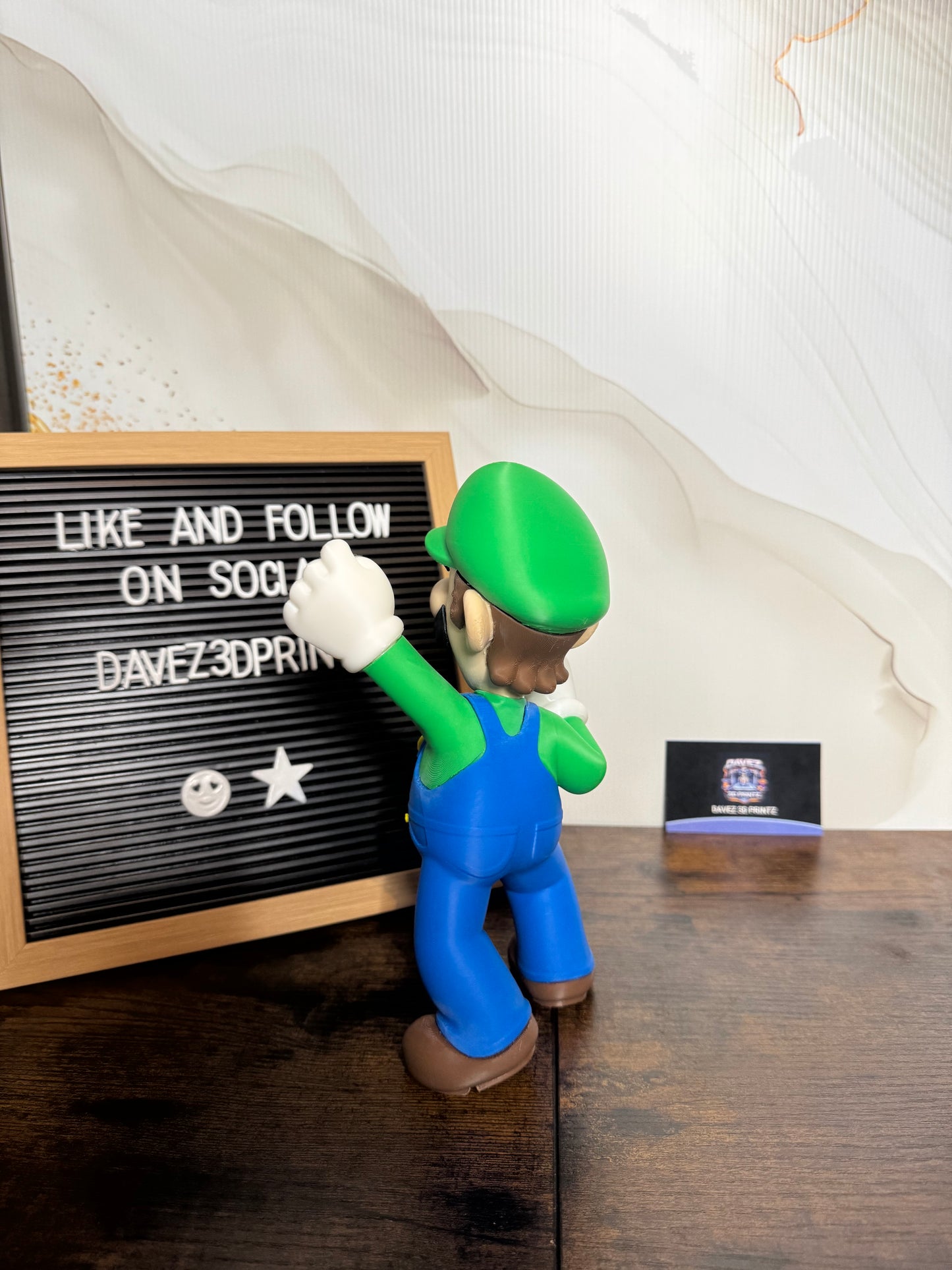 Luigi 3D Printed Figurine