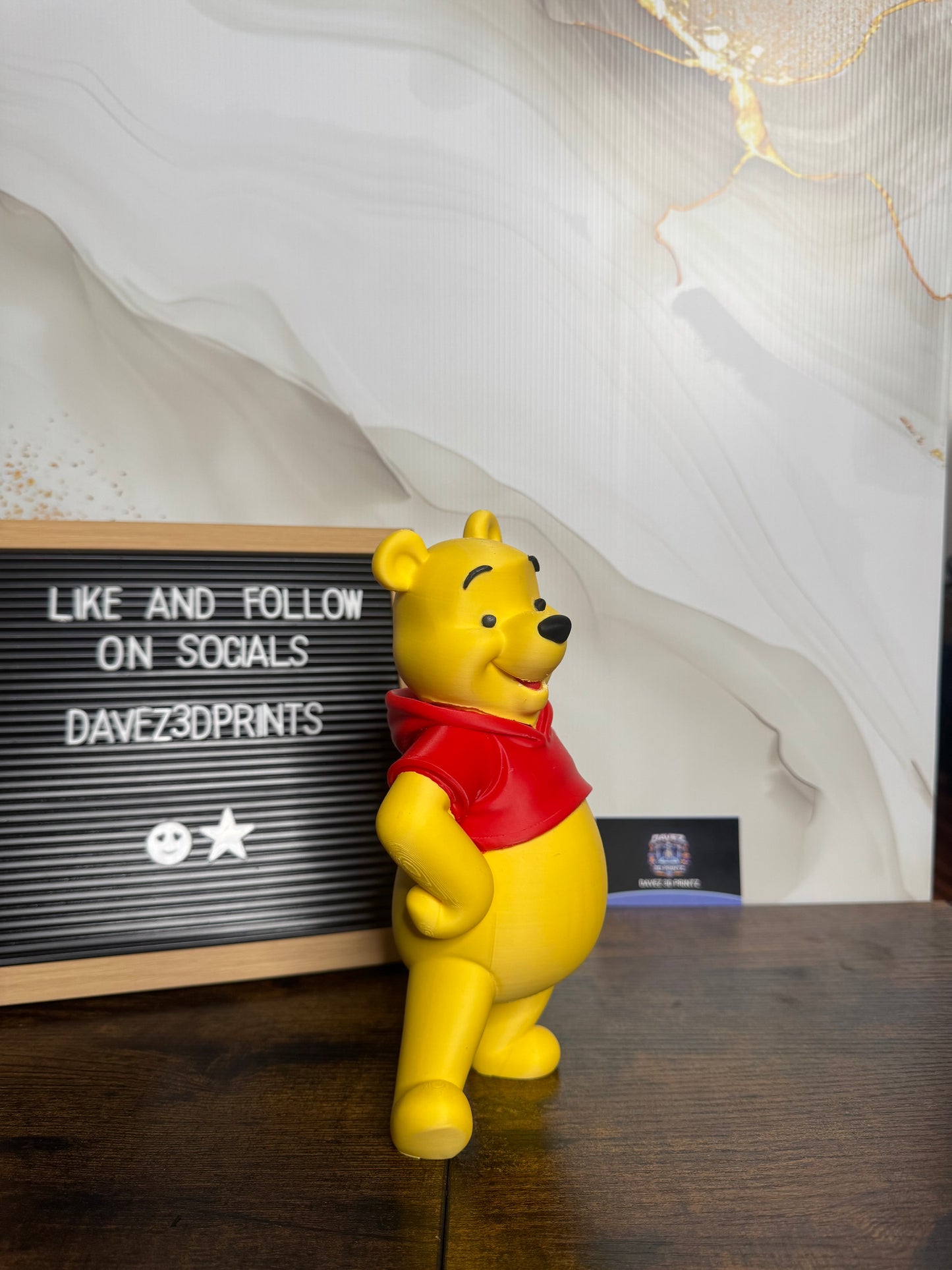 Classic Honey Bear 3D Printed Figurine