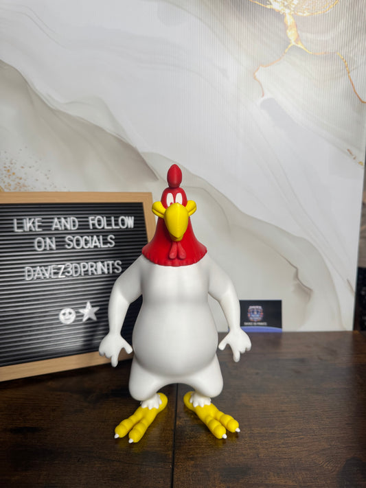 Southern Rooster Character 3D Printed Figurine