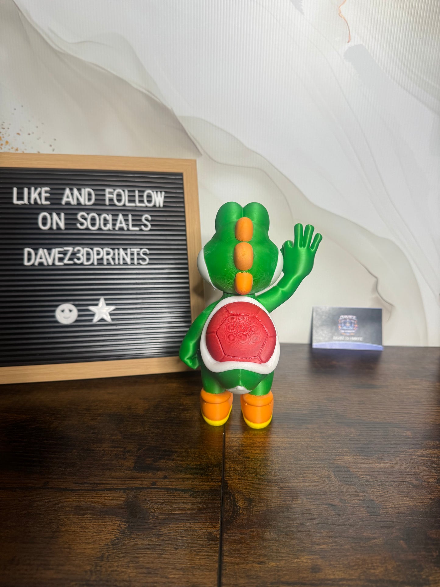 Yoshi 3D Printed Figurine