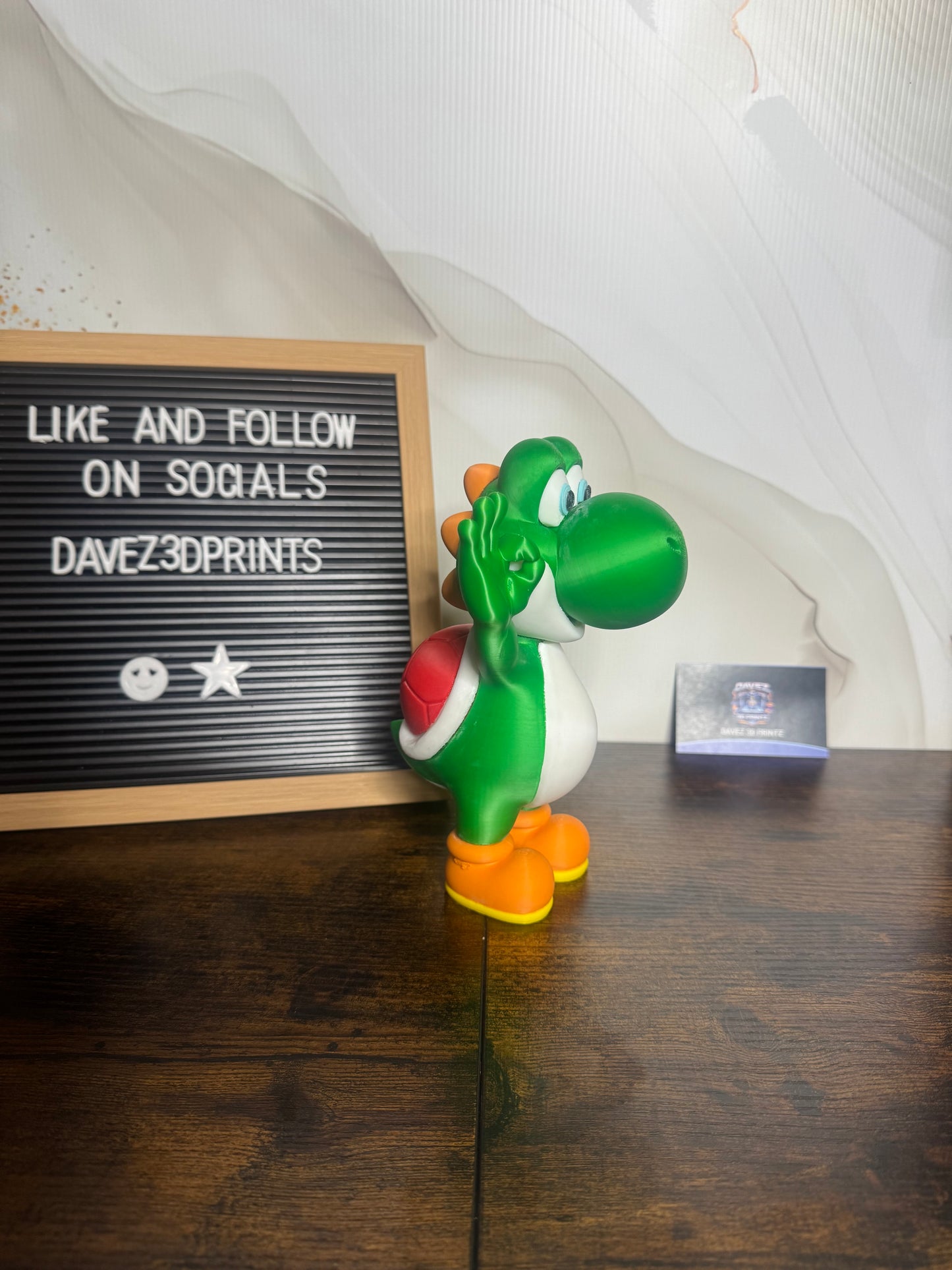 Yoshi 3D Printed Figurine