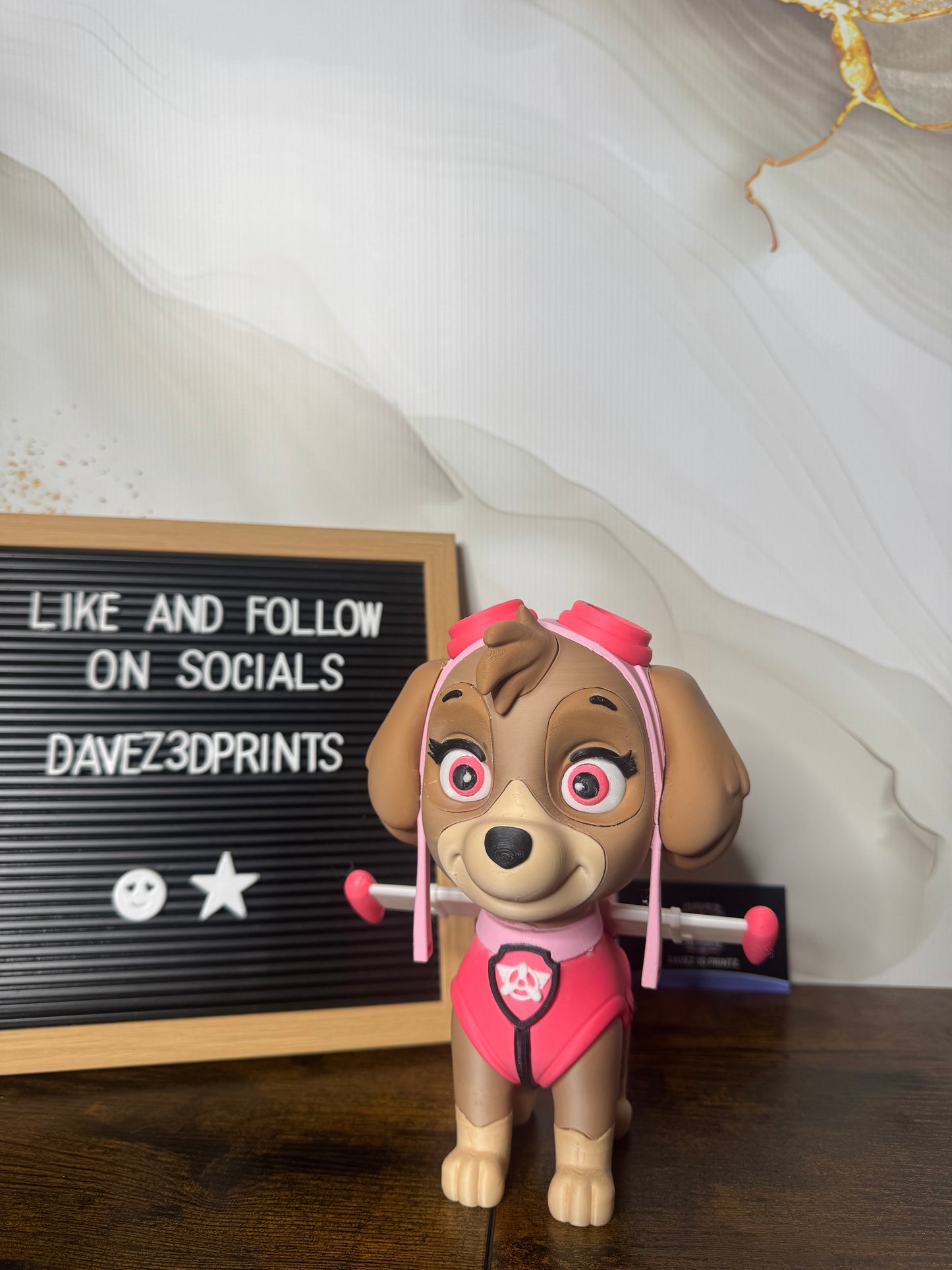 Sky 3D Printed Figurine