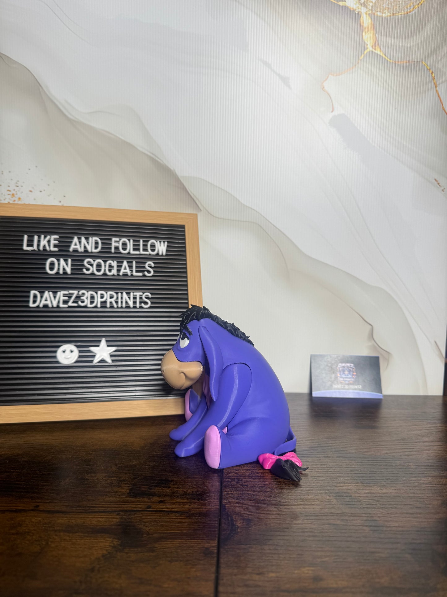 Eeyore 3D Printed Figurine
