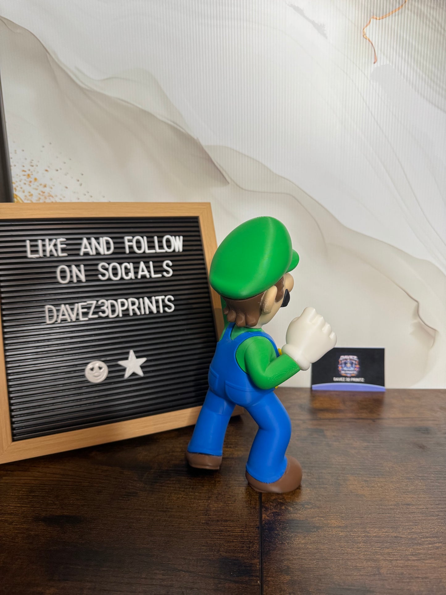 Luigi 3D Printed Figurine