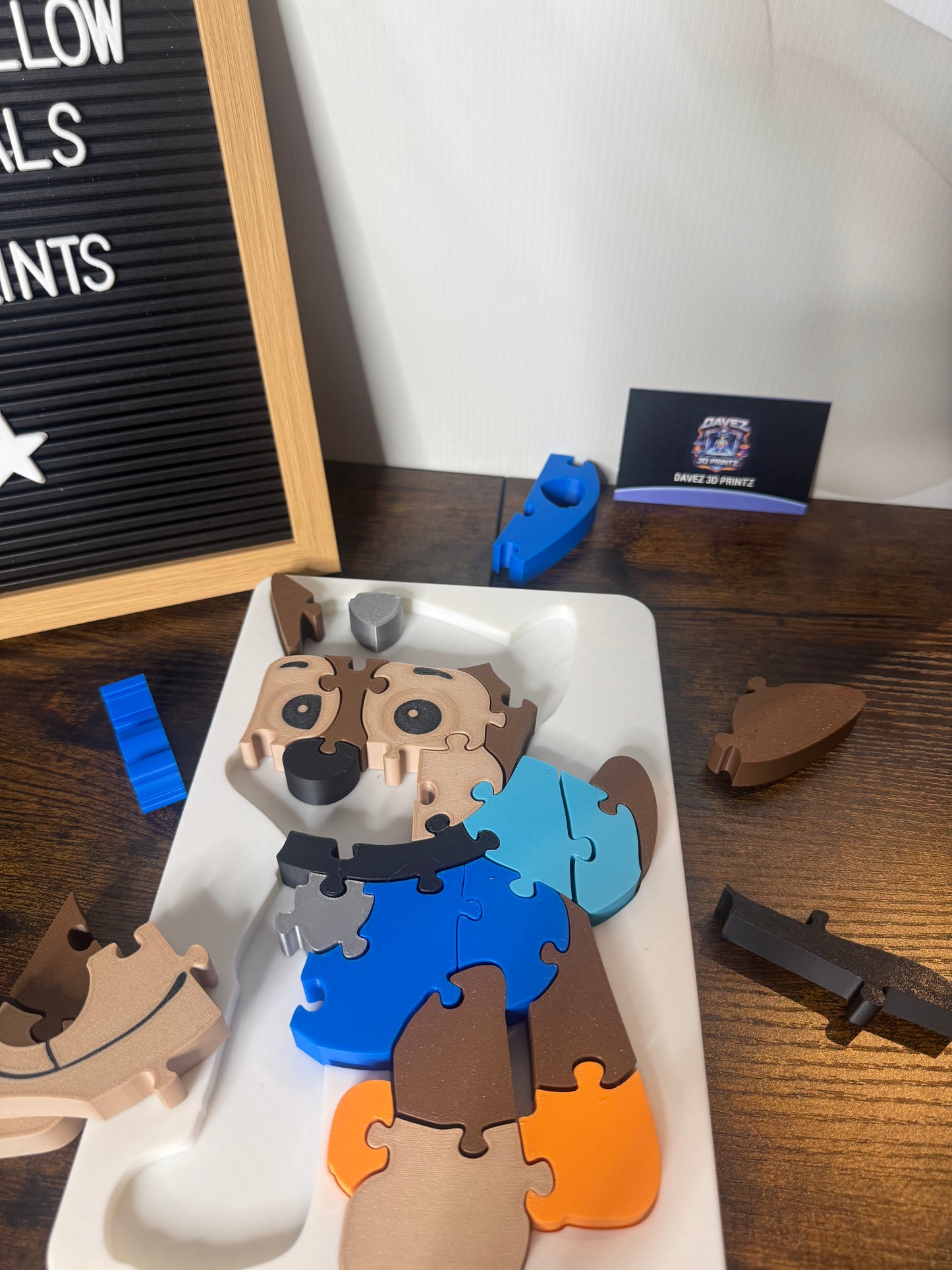 Chase Paw Patrol 3D Printed Puzzle