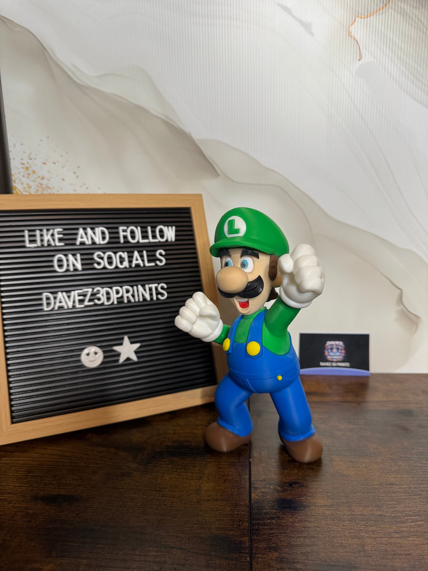 Luigi 3D Printed Figurine