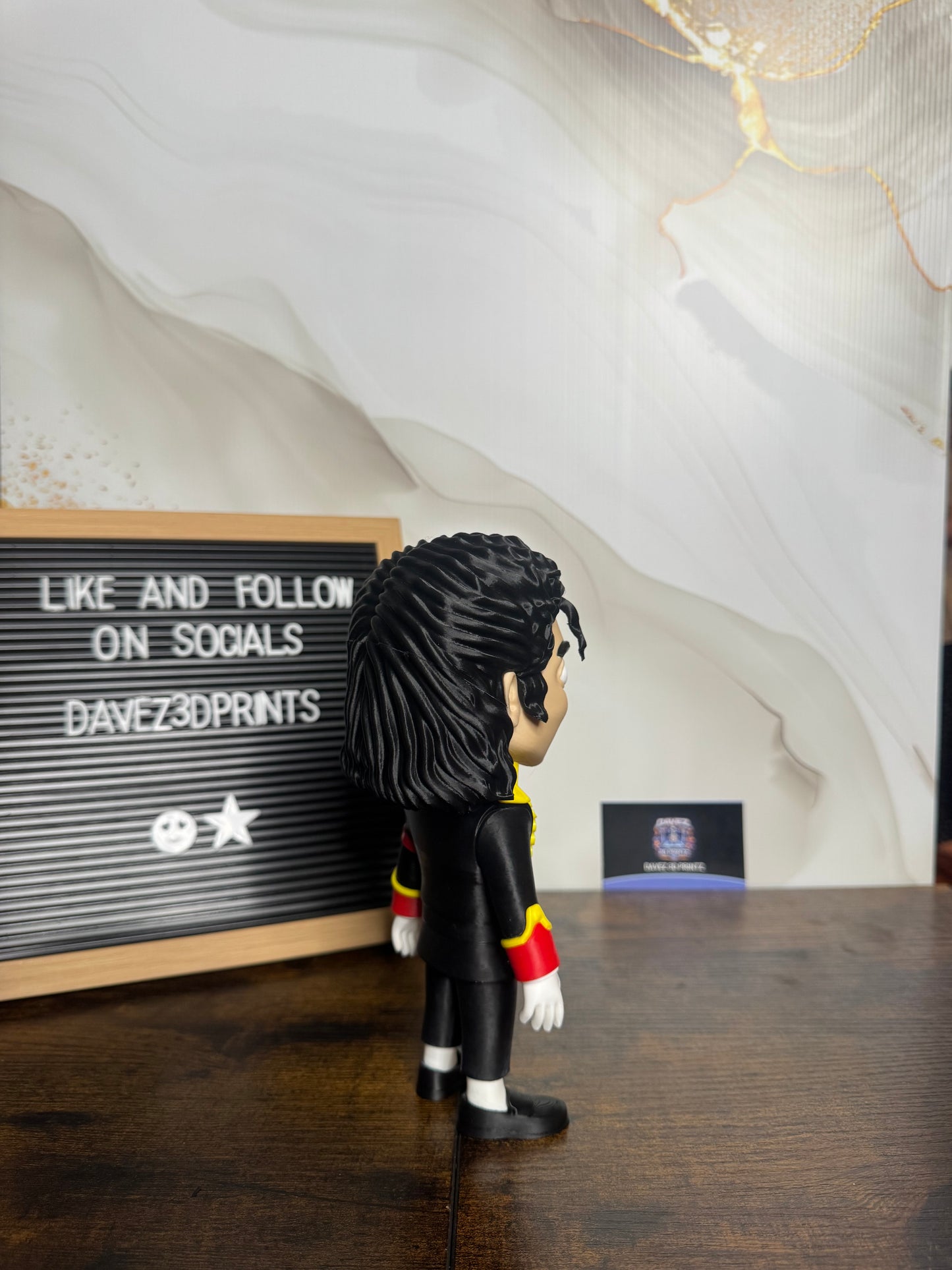 Legendary Pop Icon 3D Printed Figurine