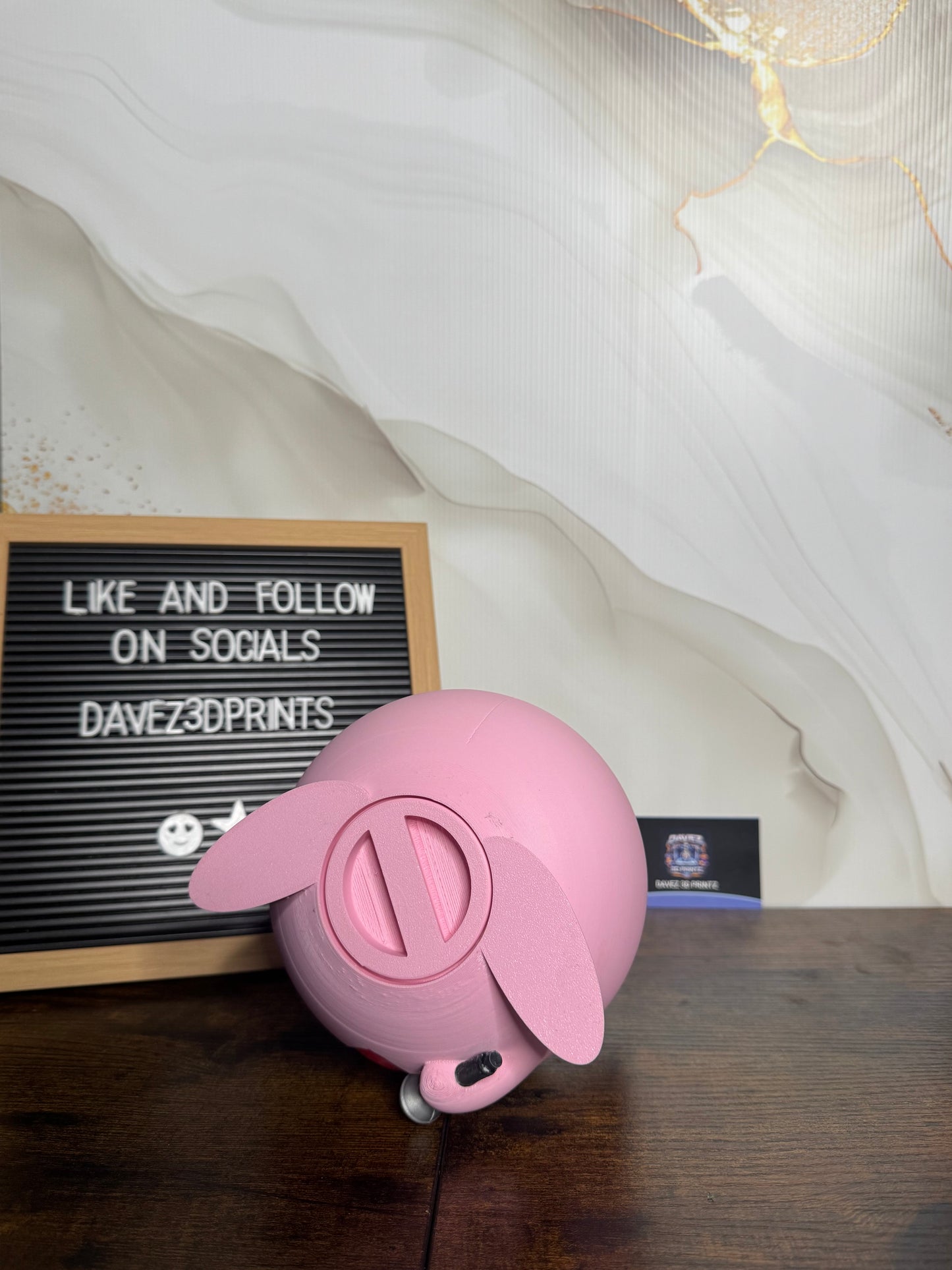 Cute Pink Character Money Box – Collectible Coin Bank