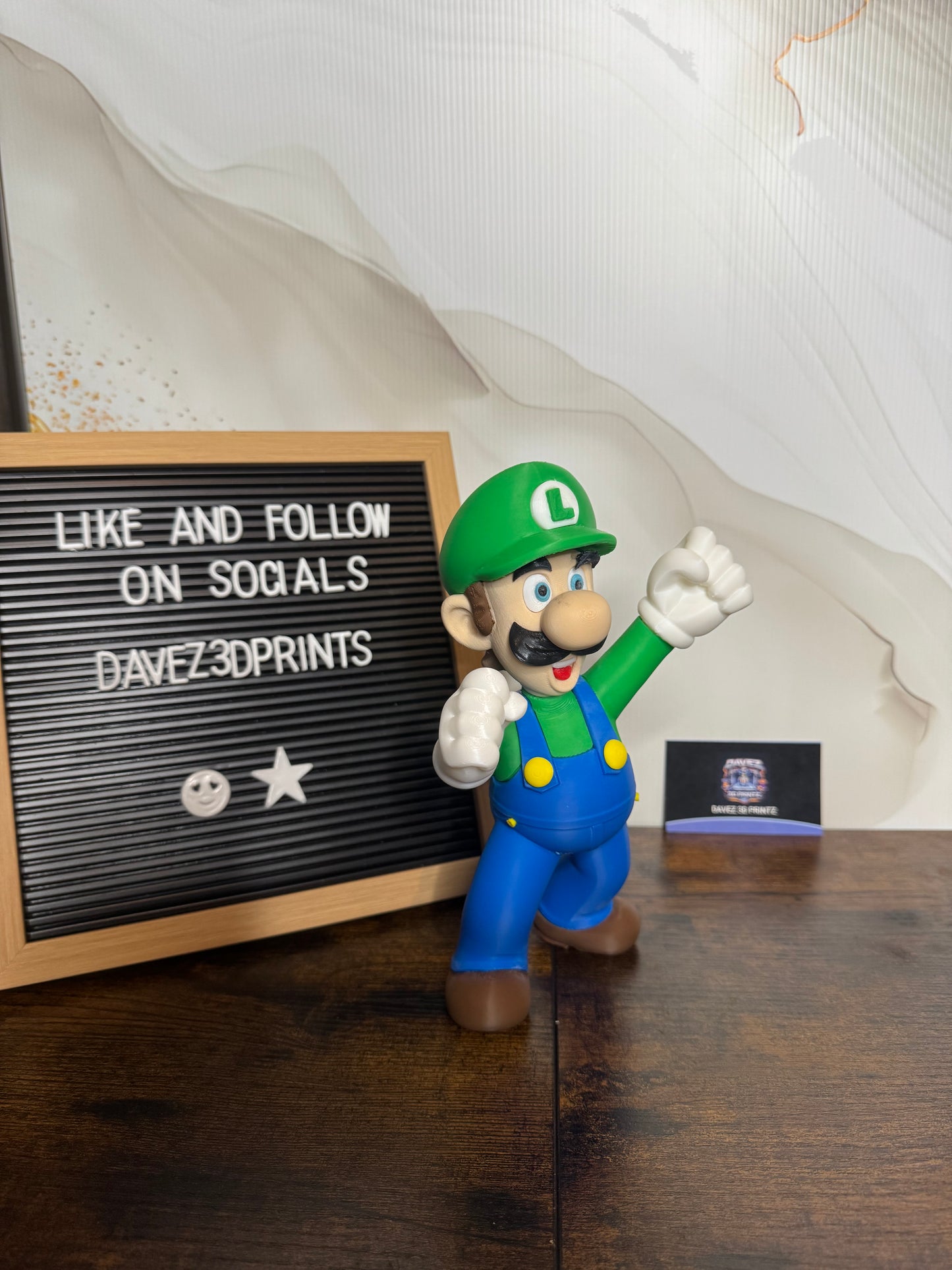 Luigi 3D Printed Figurine