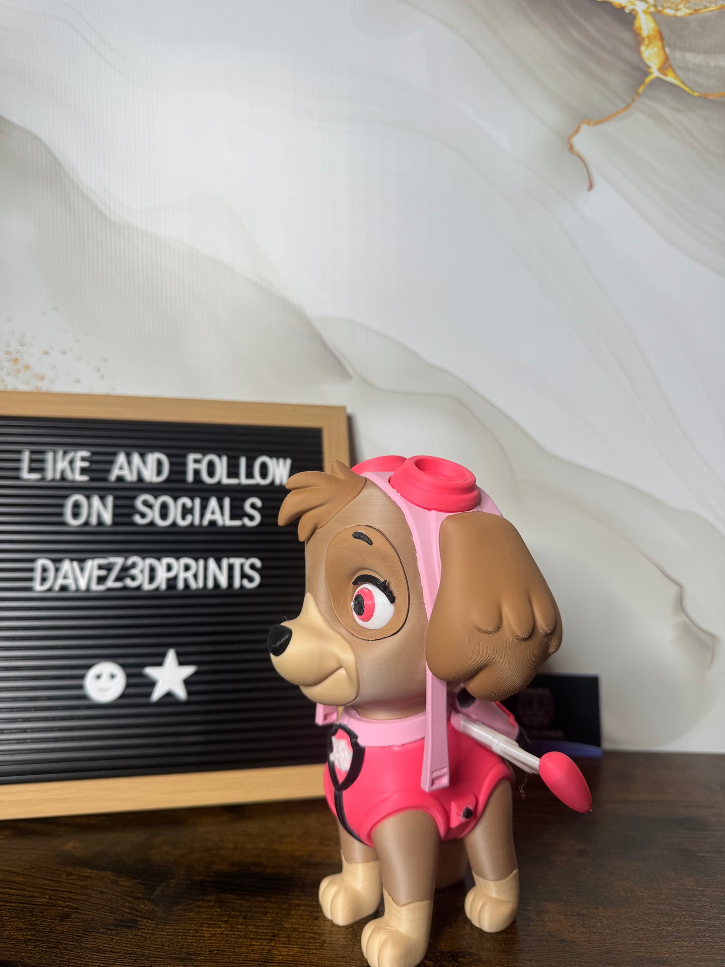 Sky 3D Printed Figurine