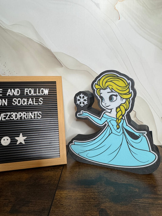 Frozen Elsa Inspired Lightbox