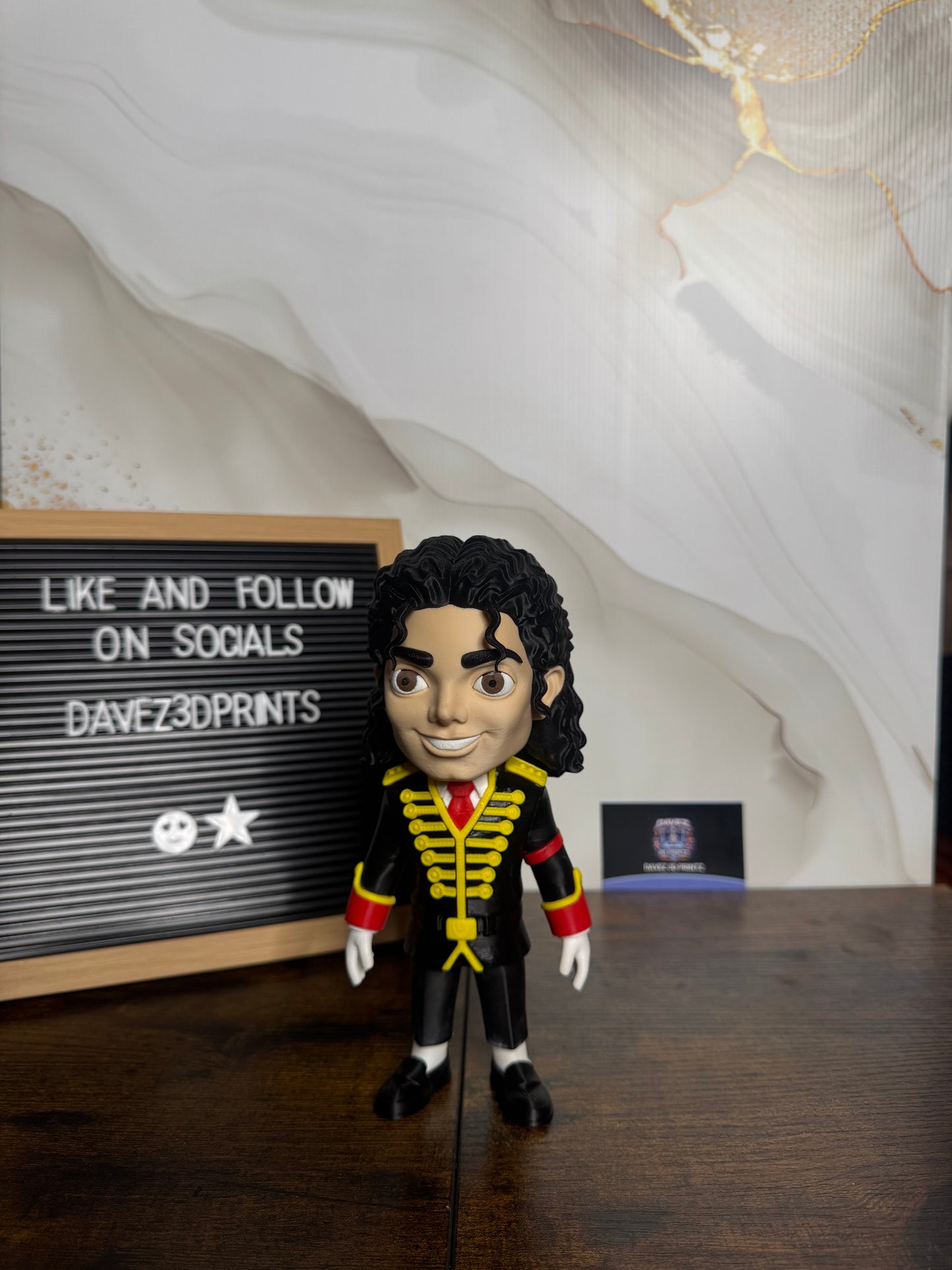 Legendary Pop Icon 3D Printed Figurine