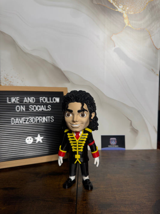 Legendary Pop Icon 3D Printed Figurine