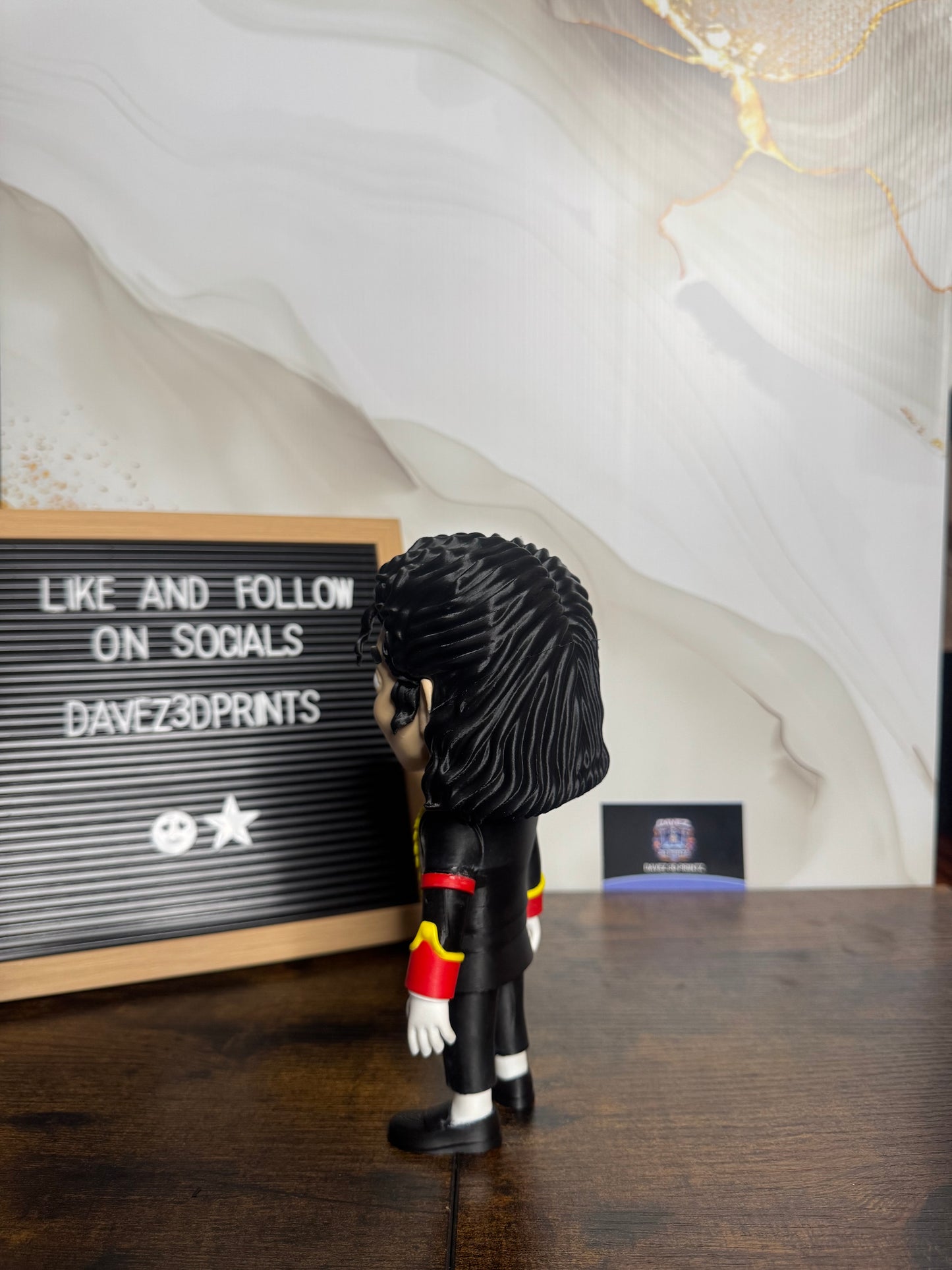 Legendary Pop Icon 3D Printed Figurine