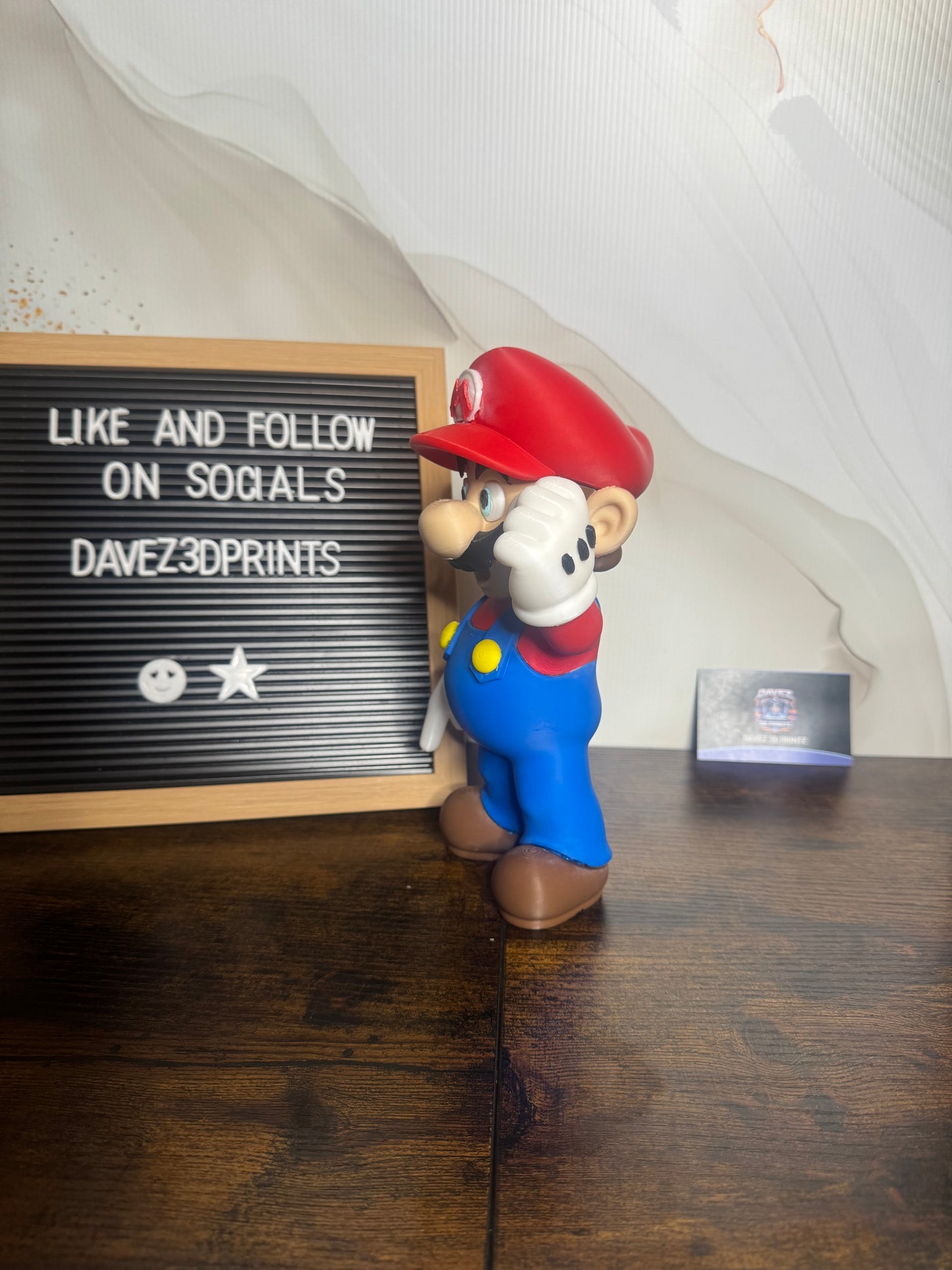 Mario Inspired Character Figurine