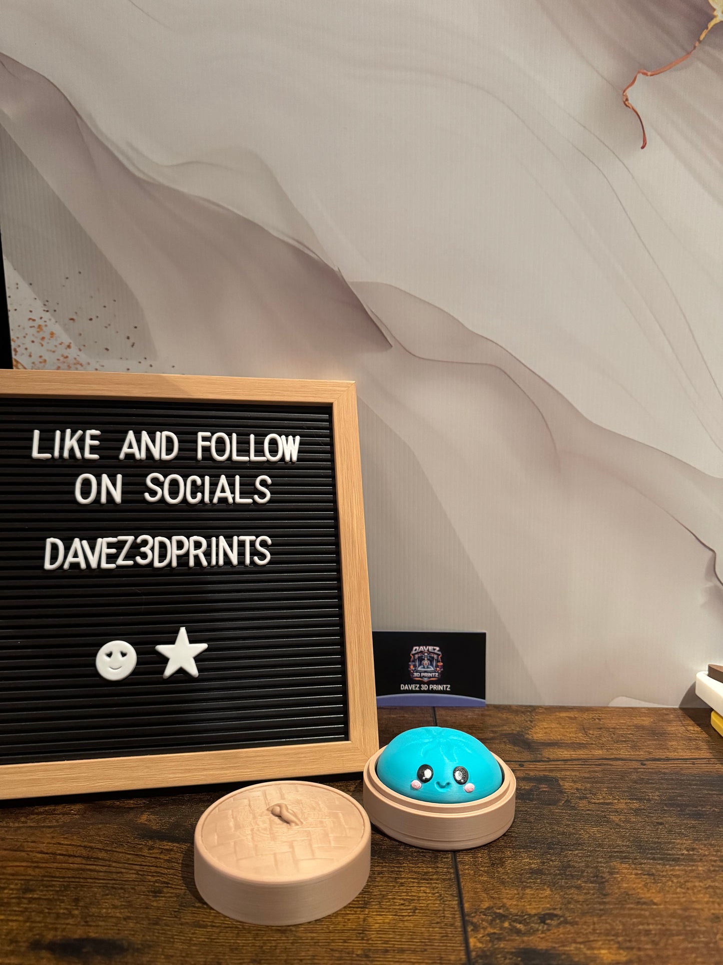 Dumpling Clicker Fidget – 3D Printed