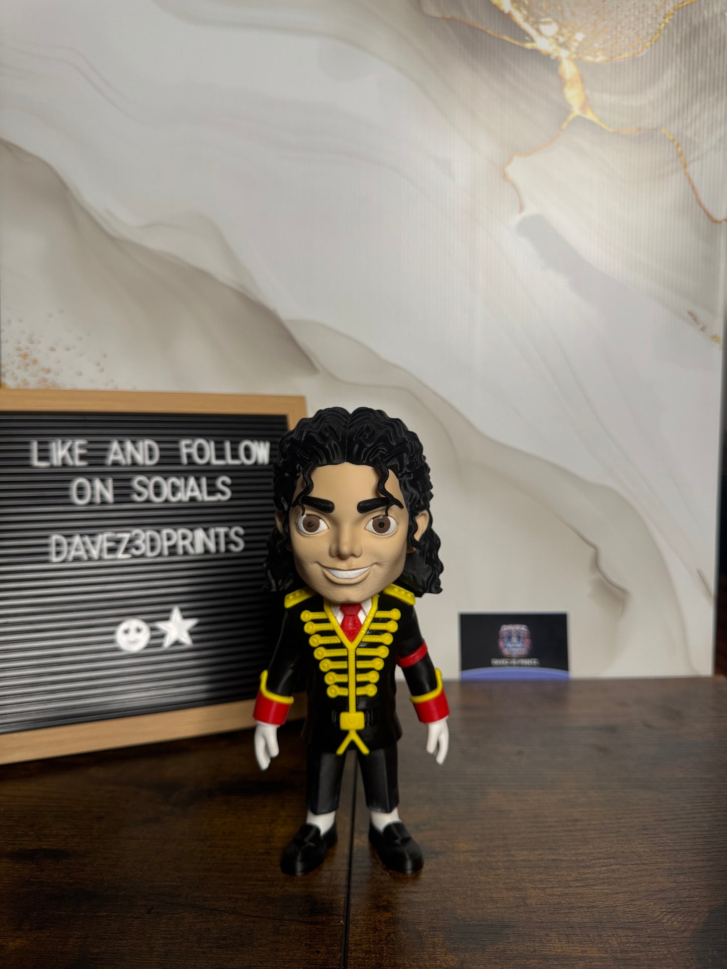 Legendary Pop Icon 3D Printed Figurine