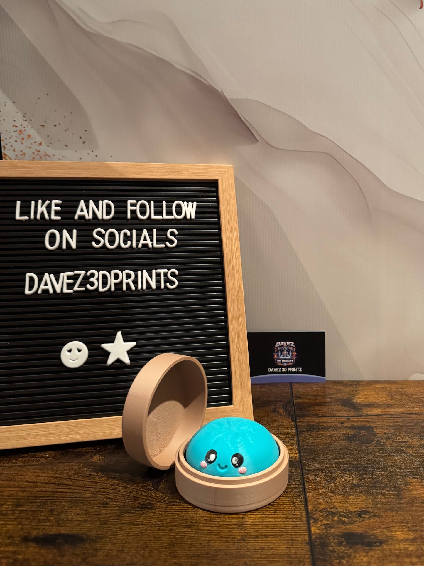 Dumpling Clicker Fidget – 3D Printed