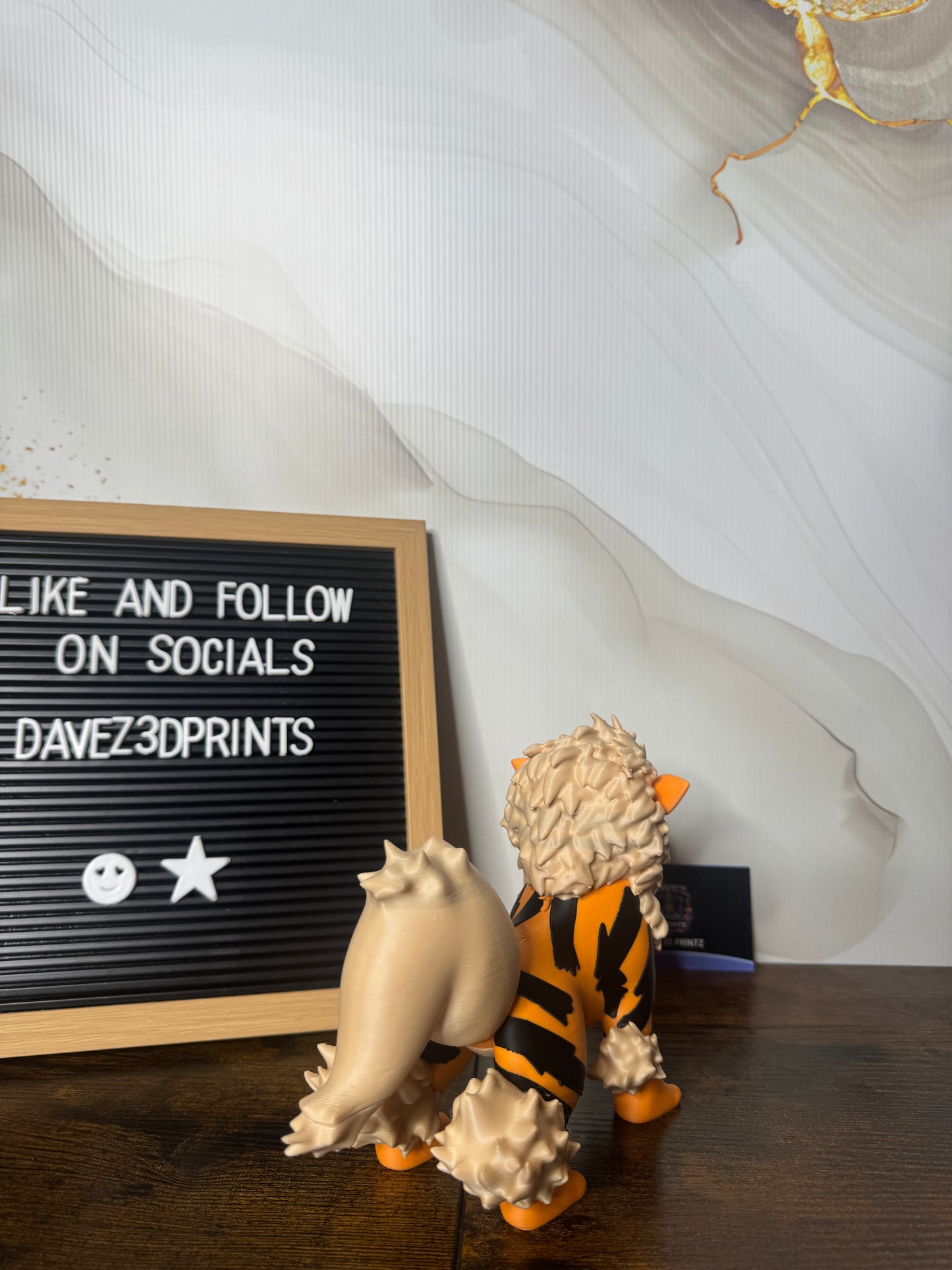 Arcanine 3D Printed Figurine