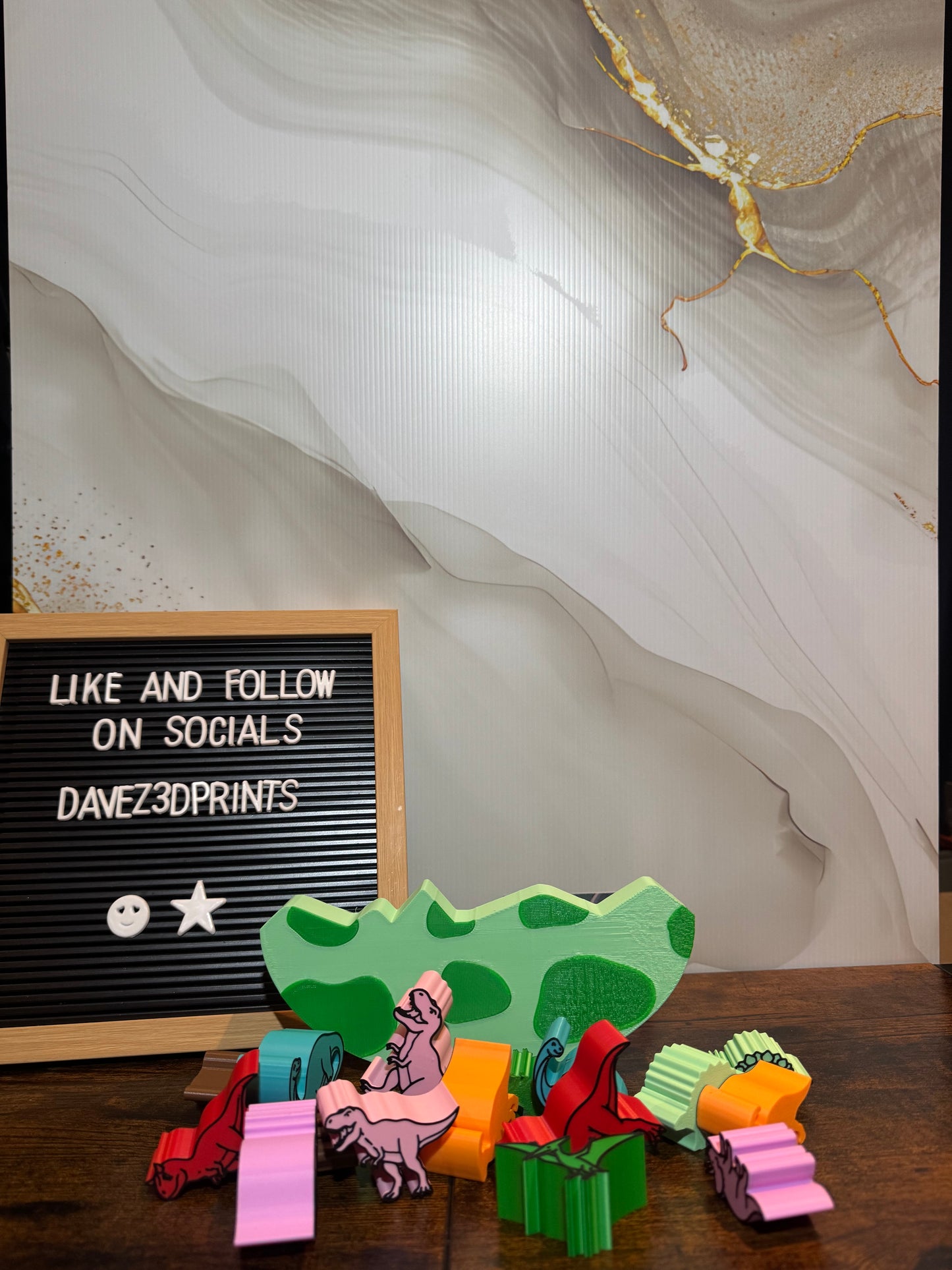 Dinosaur Balancing Game - 3D Printed