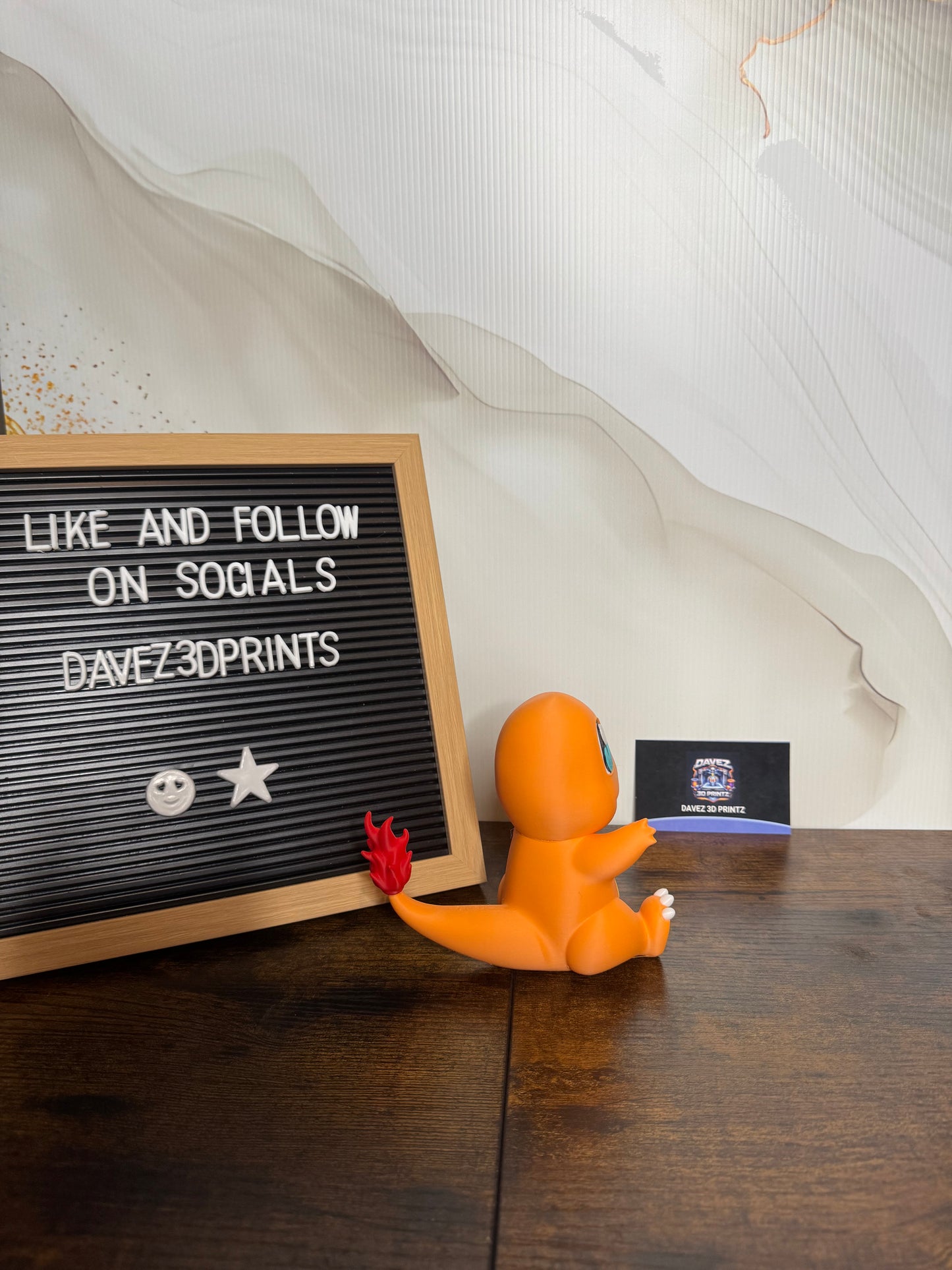 Charmander Pokémon 3D Printed Figurine