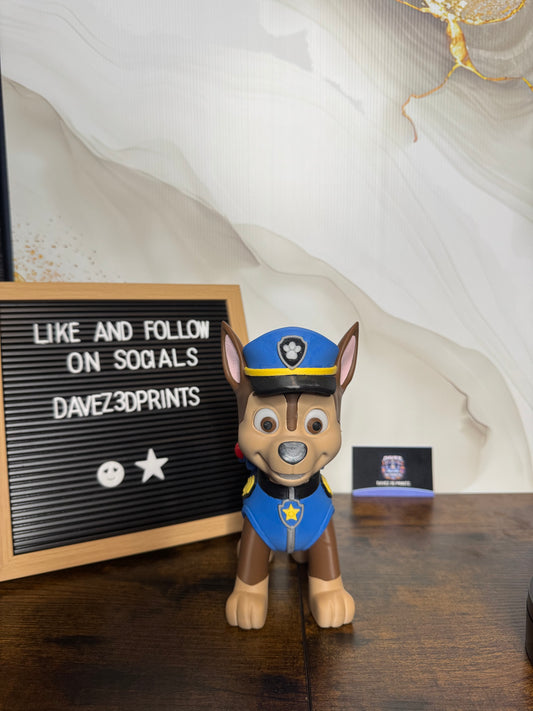 3d printed chase for paw patrol
