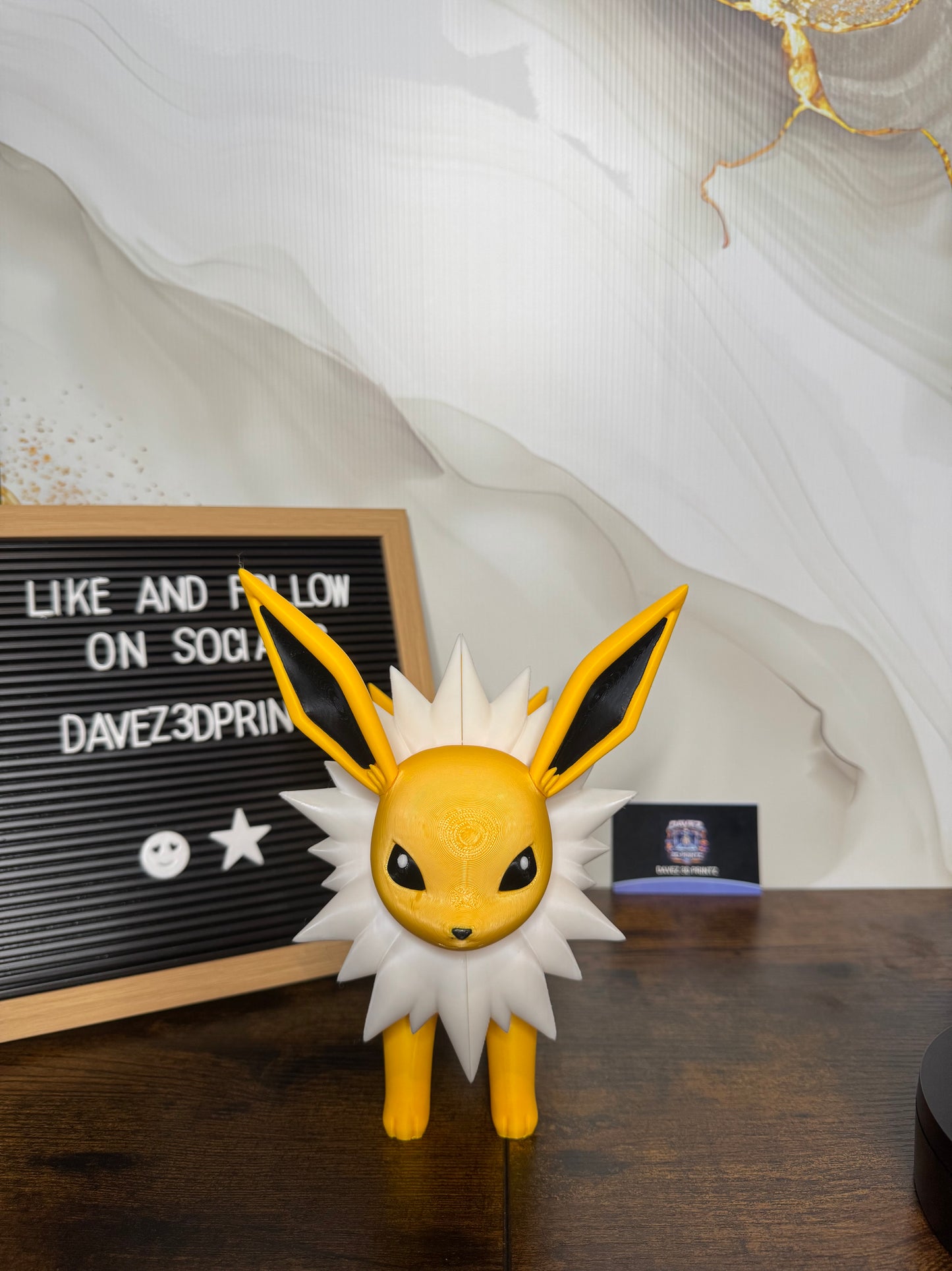 Jolteon Pokémon 3D Printed Figurine