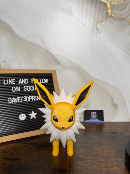 Jolteon Pokémon 3D Printed Figurine