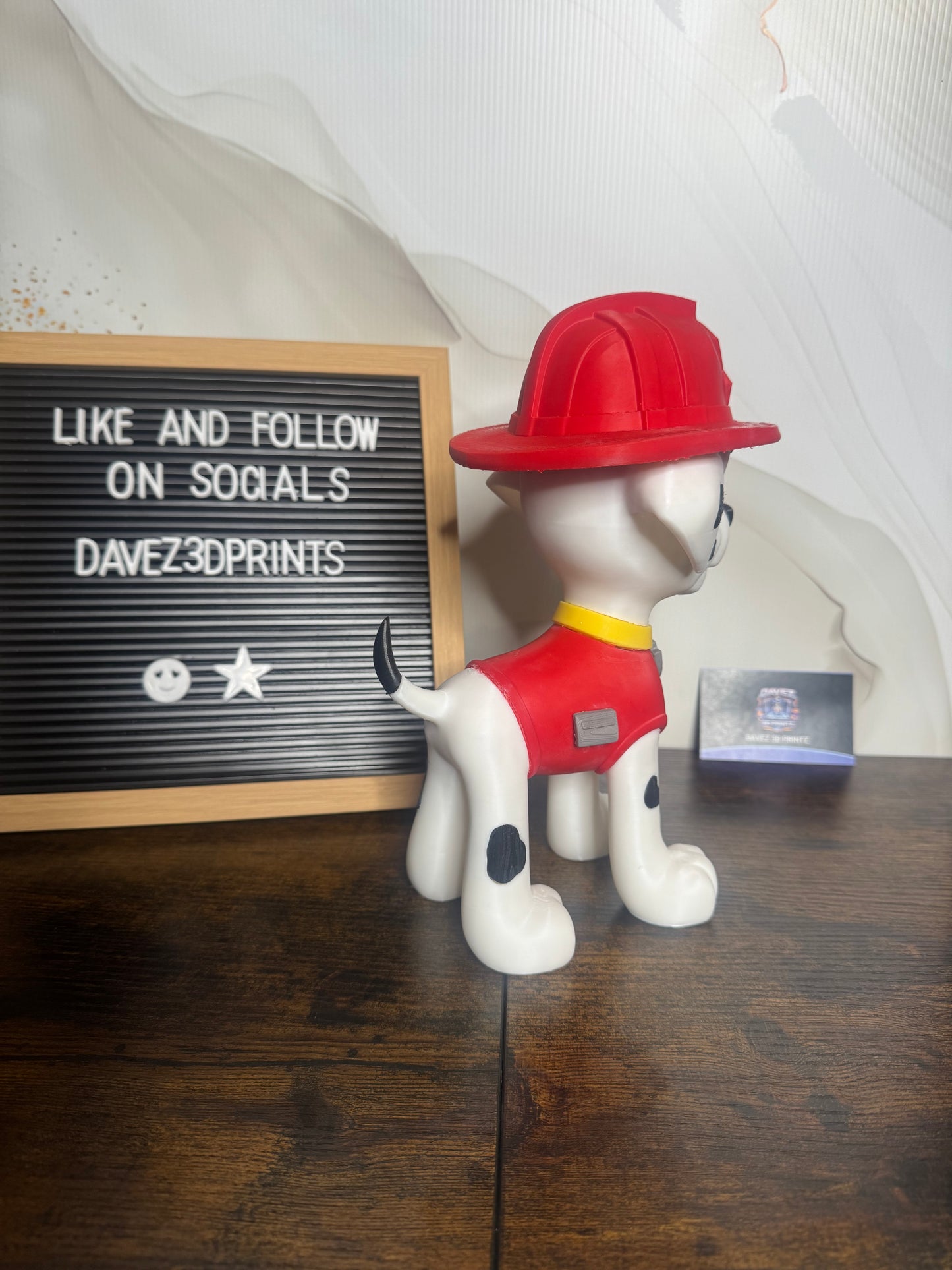 Marshall Paw Patrol 3D Printed Figurine