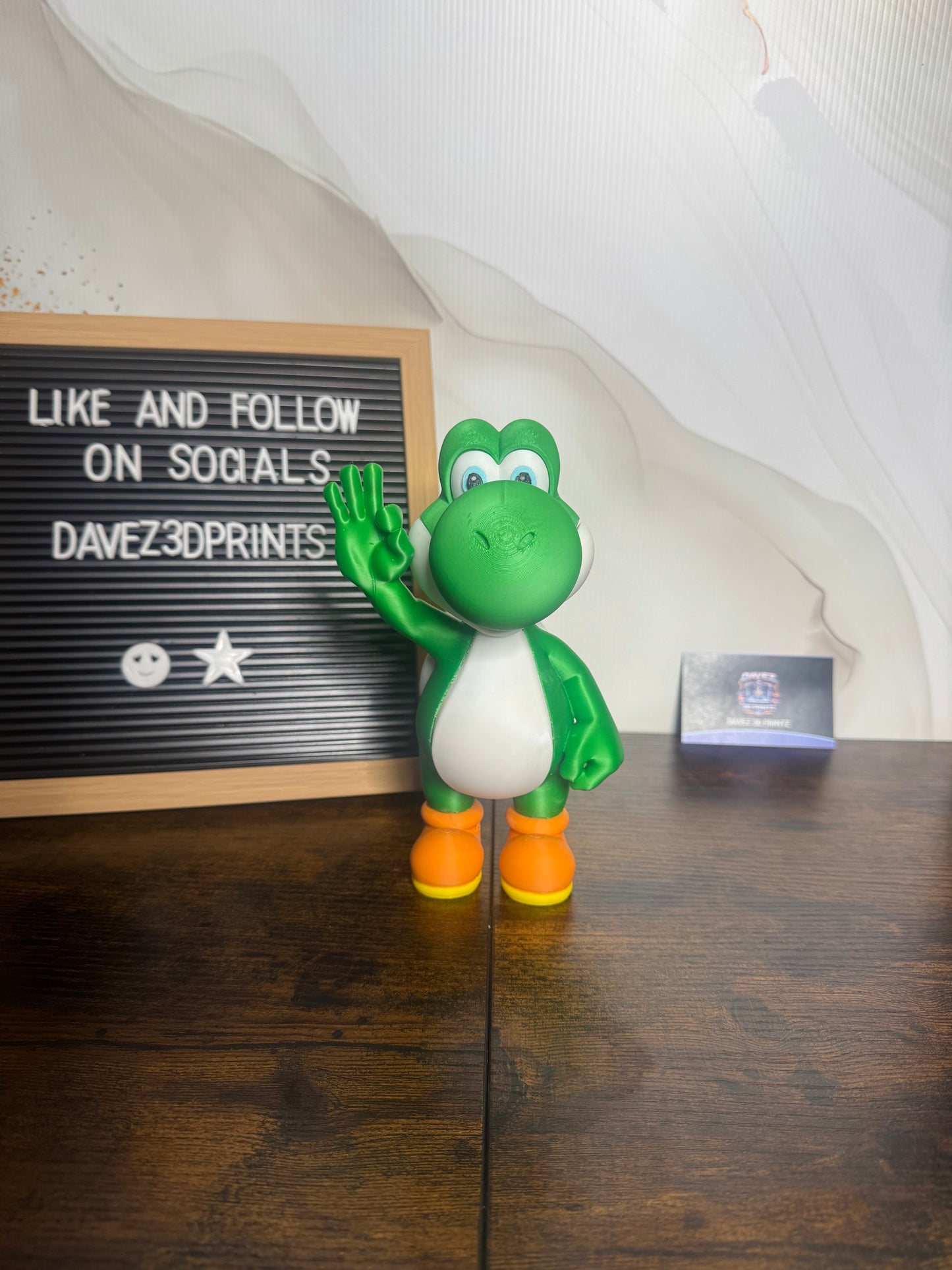 Yoshi 3D Printed Figurine