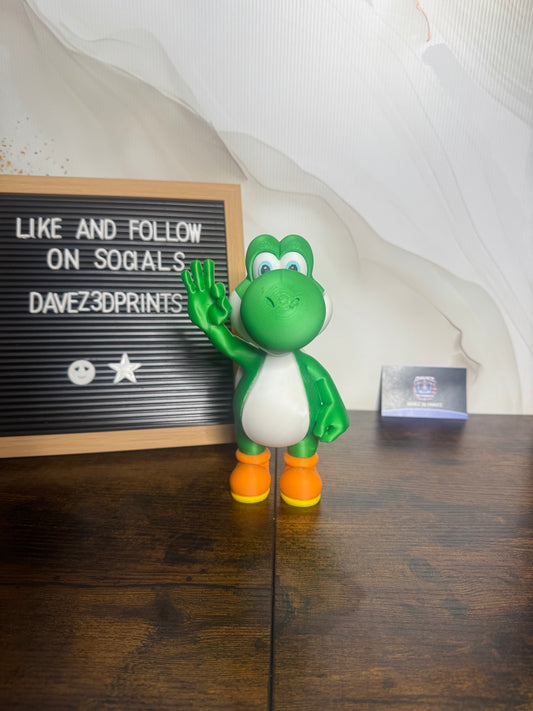 Yoshi 3D Printed Figurine